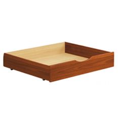 2 шухляди з дерев'янними боковинами - в колір ліжка