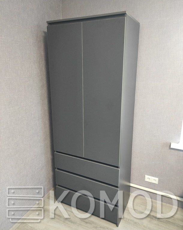 Шкаф для одежды Т-210 дуб сонома белый