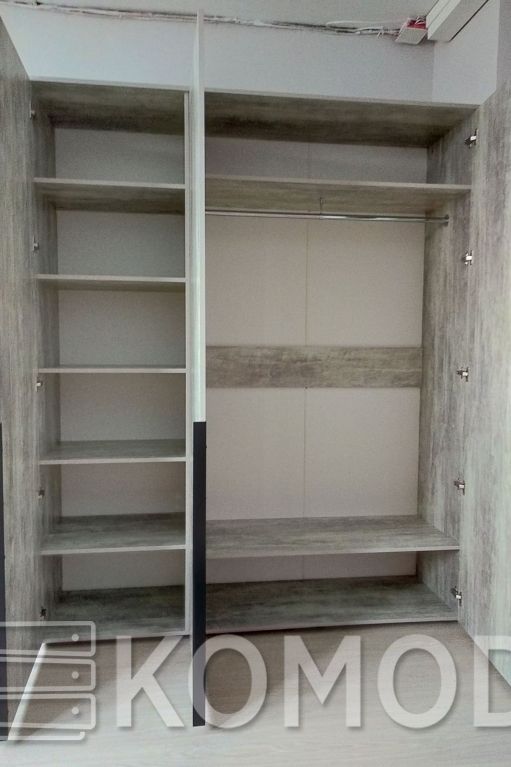 Шкаф распашной ST-0027 бетон