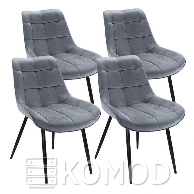 Комплект стульев 4 шт F-03 серый