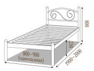 Кровать Вероника 90