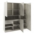 Шкаф для одежды и книг RS-2 бетон